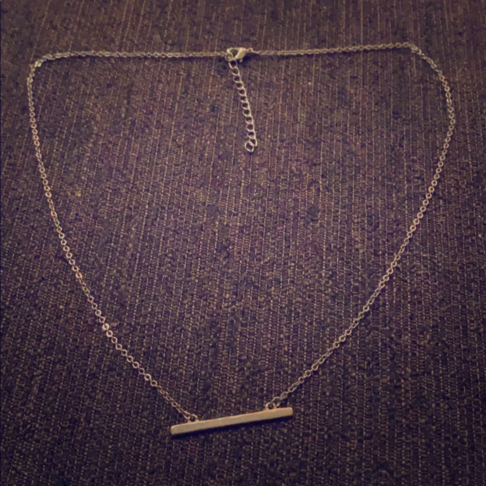 Barbell necklace